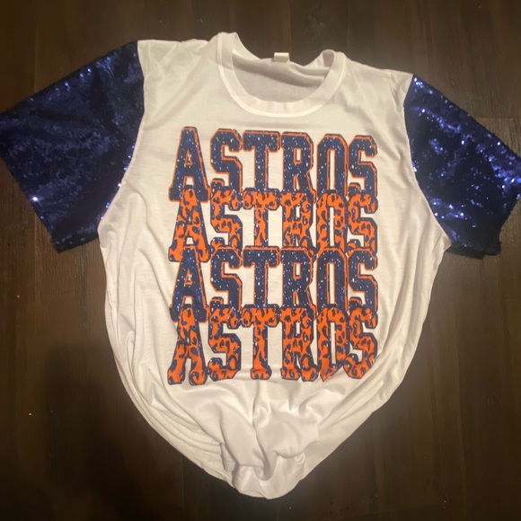 Fun sequin sleeves tees ! - Picture 1 of 2